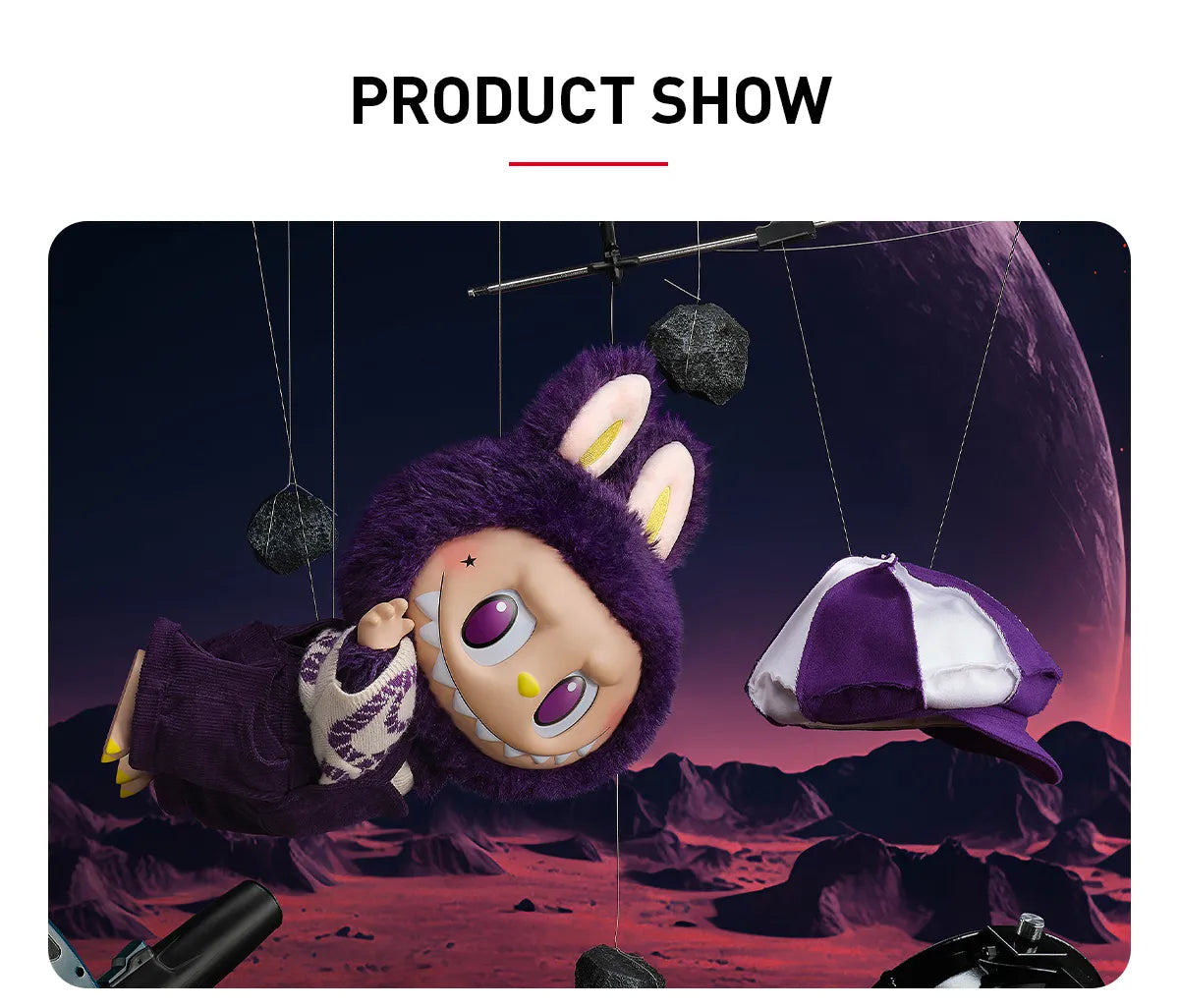 he Monster LABUBU × PRONOUNCE-BE FANCY NOW Vinyl Plush Doll !!