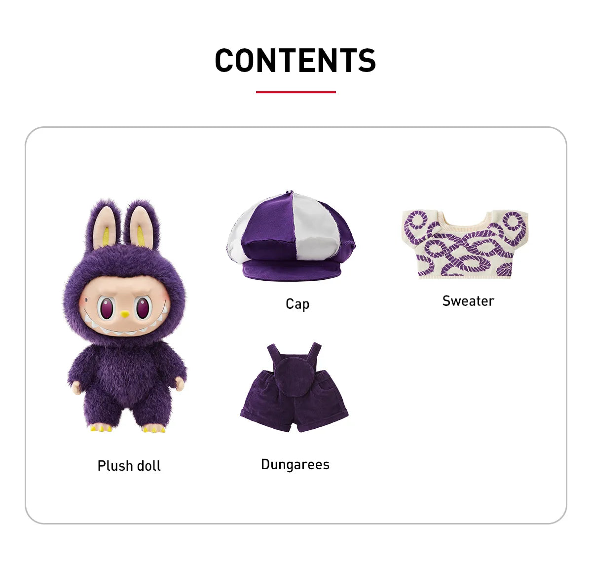 he Monster LABUBU × PRONOUNCE-BE FANCY NOW Vinyl Plush Doll !!