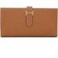 100% Authentic Hermes Bearn Wallet Gold Women Folded Wallet Gift Xmas