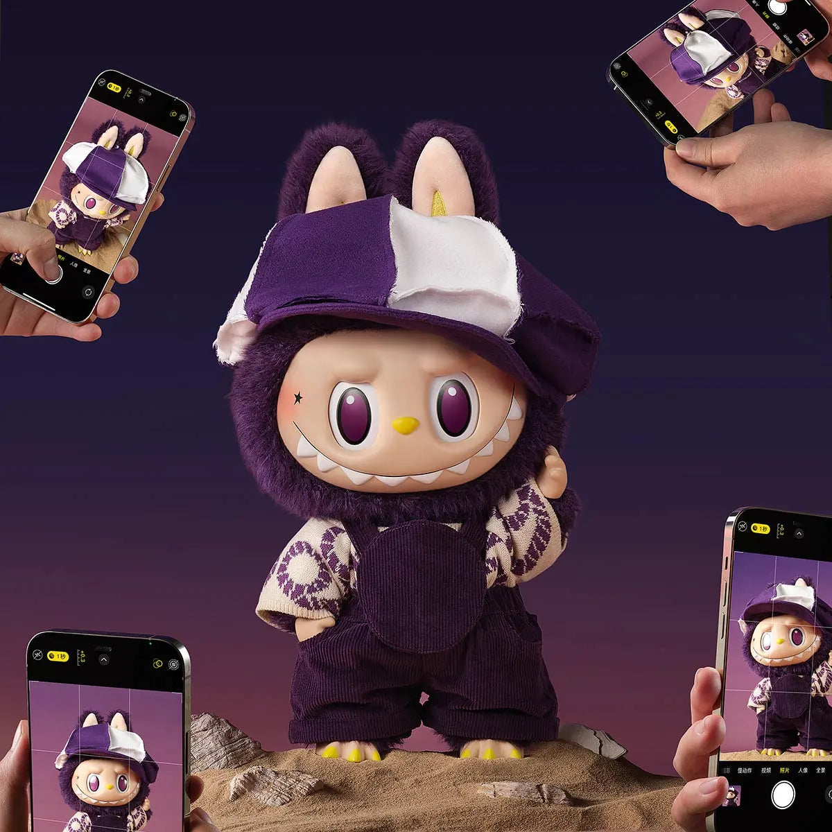 he Monster LABUBU × PRONOUNCE-BE FANCY NOW Vinyl Plush Doll !!